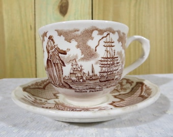 ヴィンテージ アルフレッド ミーキン ティーカップ＆ソーサー