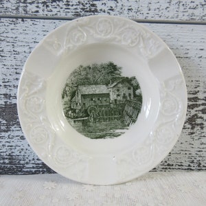 Wedgwood-asbak voor verzamelaars: The Mill at Philipsburg Manor Souvenir