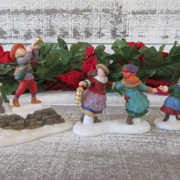 Collectible Department 56 Figurine - Graceful Nine Ladies Dancing from Heritage Village