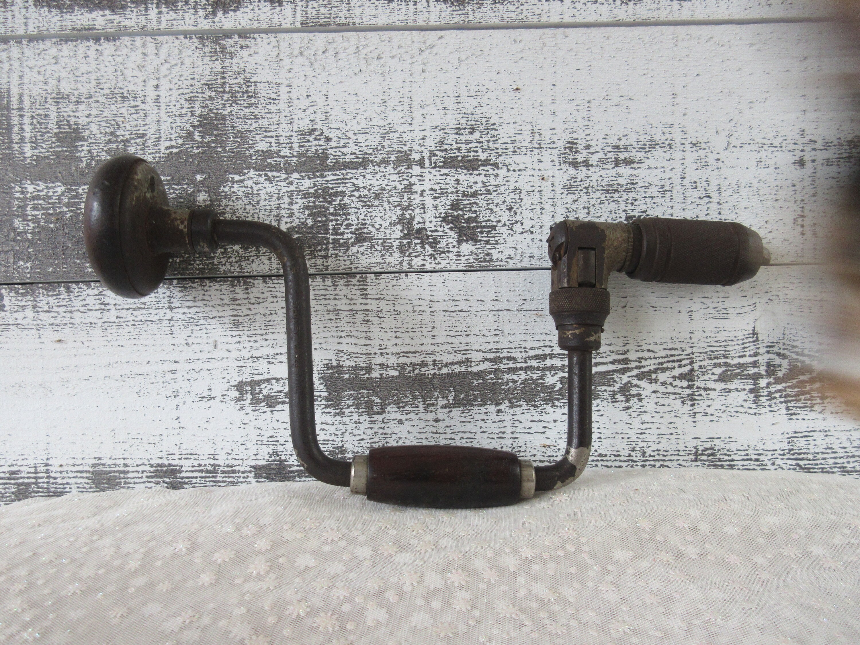 Ancienne Chignole à Volant ARGENTA Breveté SGDG – Perceuse Manuelle Vintage
