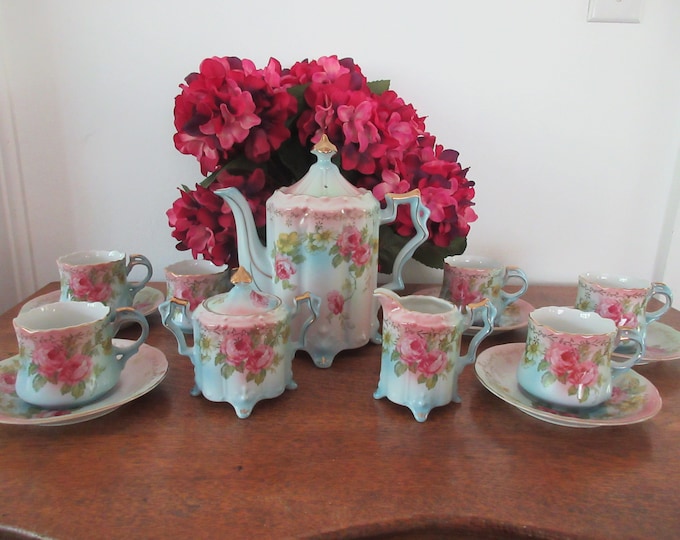 R&S Prussia Tea Floral Tea Set