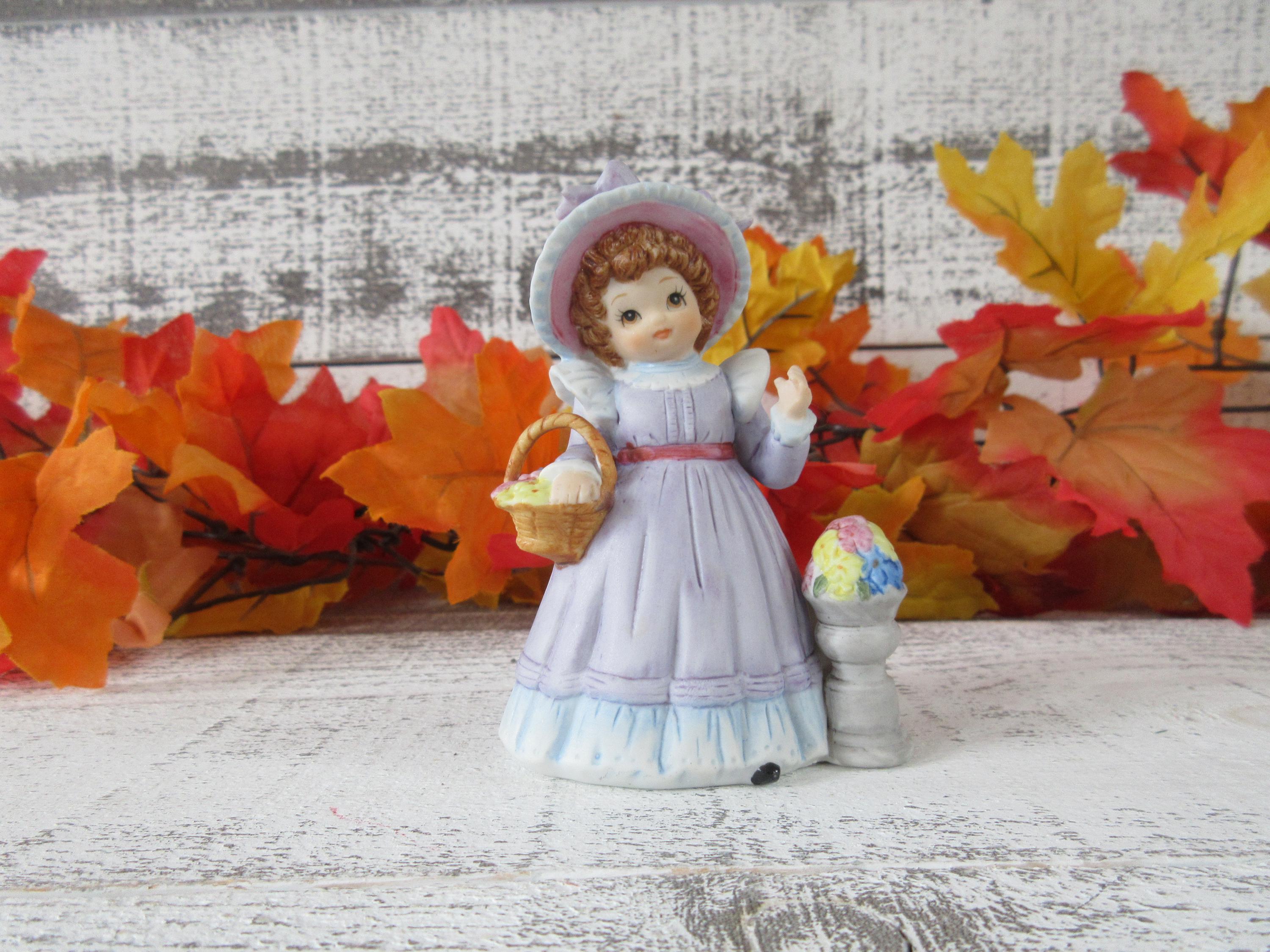 The Christopher Collection Lefton Victorian Girl - Holding Flowers ...