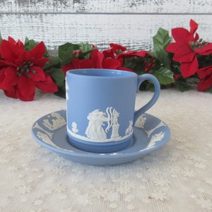 Wedgwood Pale Blue Demitasse Cup and Saucer