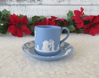 Wedgwood Pale Blue Demitasse Cup and Saucer