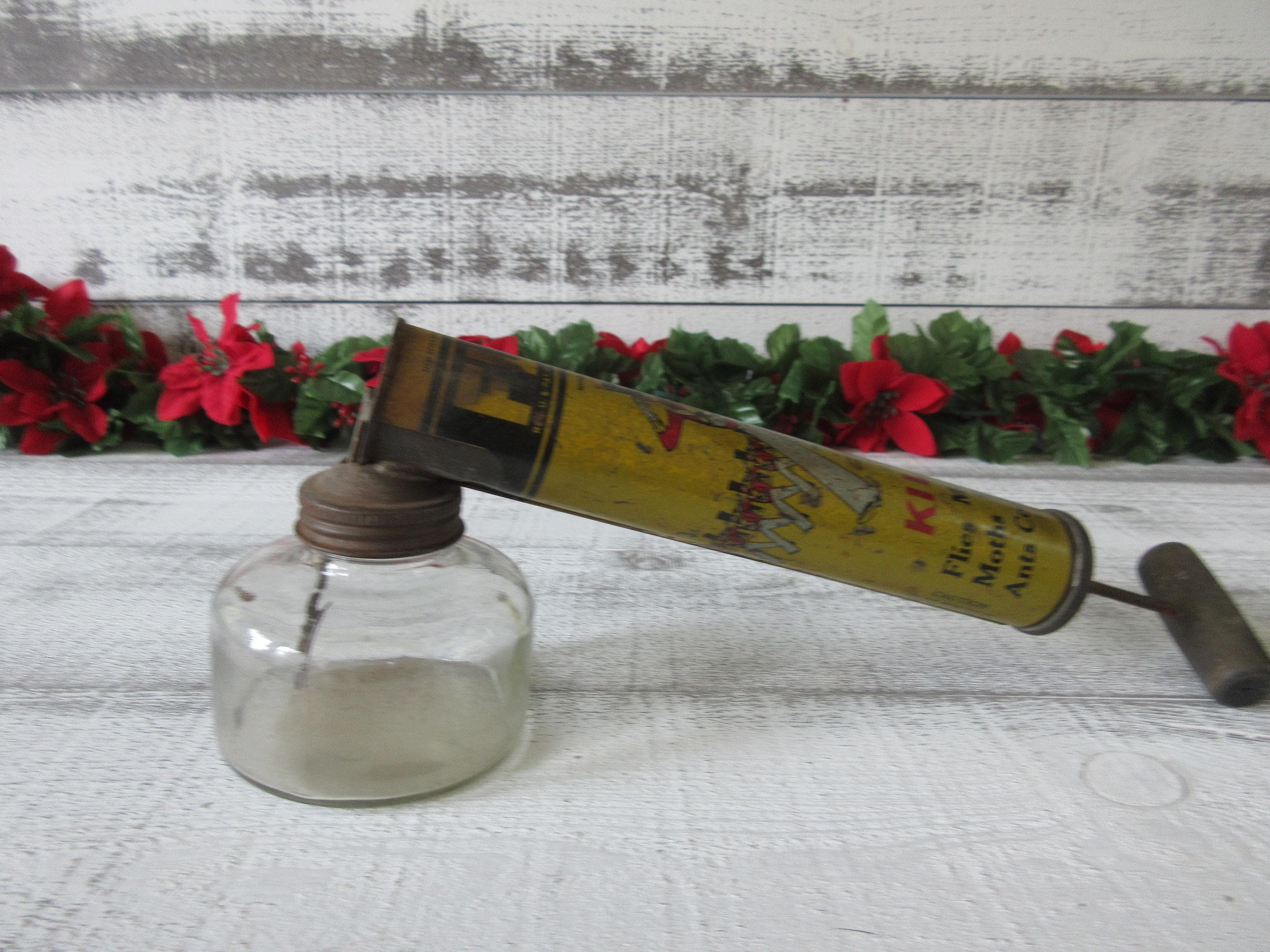 Vintage Style Flit Fly / Mosquito Bug Sprayer - Handpump Gartensprüher
