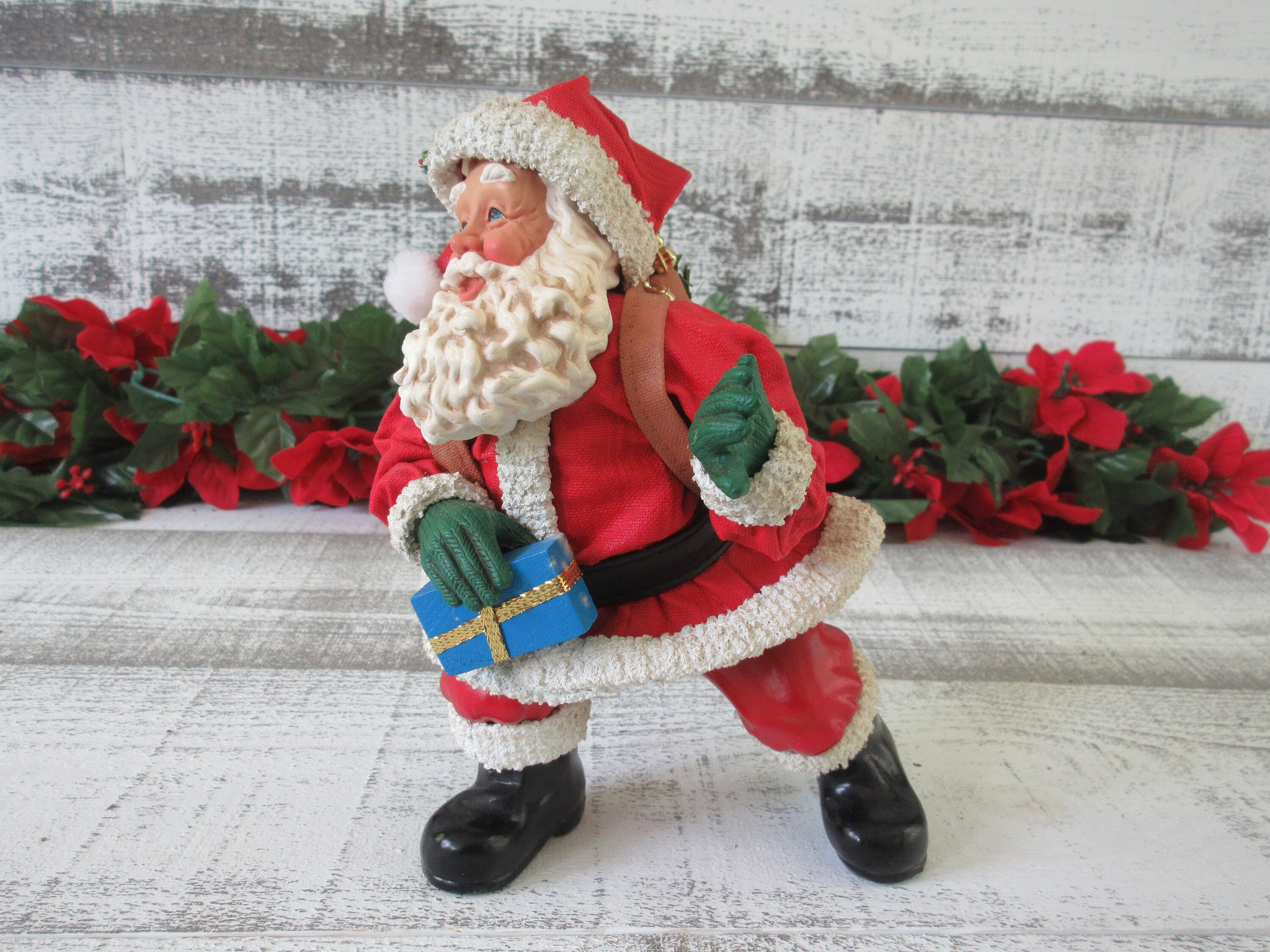 Vintage Possible Dreams Santa Claus Figurine - Here He Comes Down