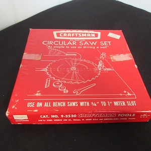 Professional Craftsman Circular Saw Set - Woodworking Essentials