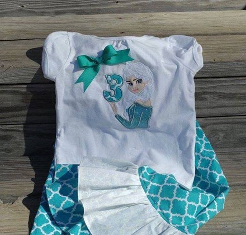 Elsa Birthday Outfit Snowqueen Ice Queen Frozen