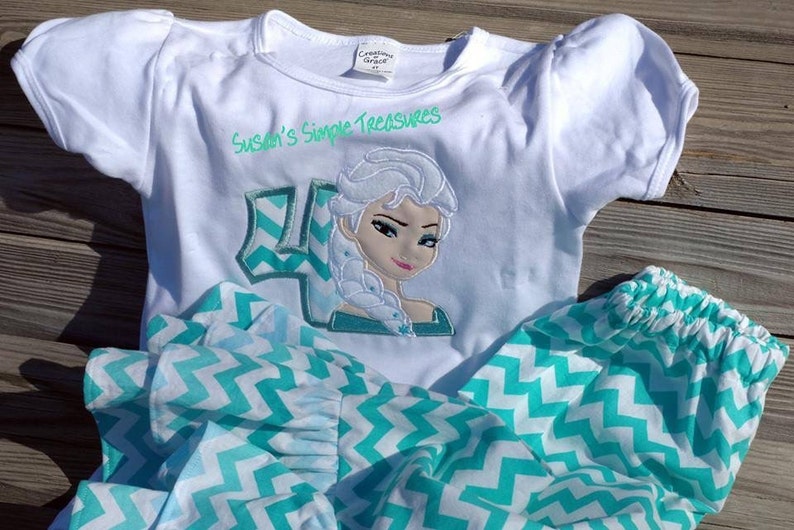 Elsa Birthday Outfit Snowqueen Ice Queen Frozen