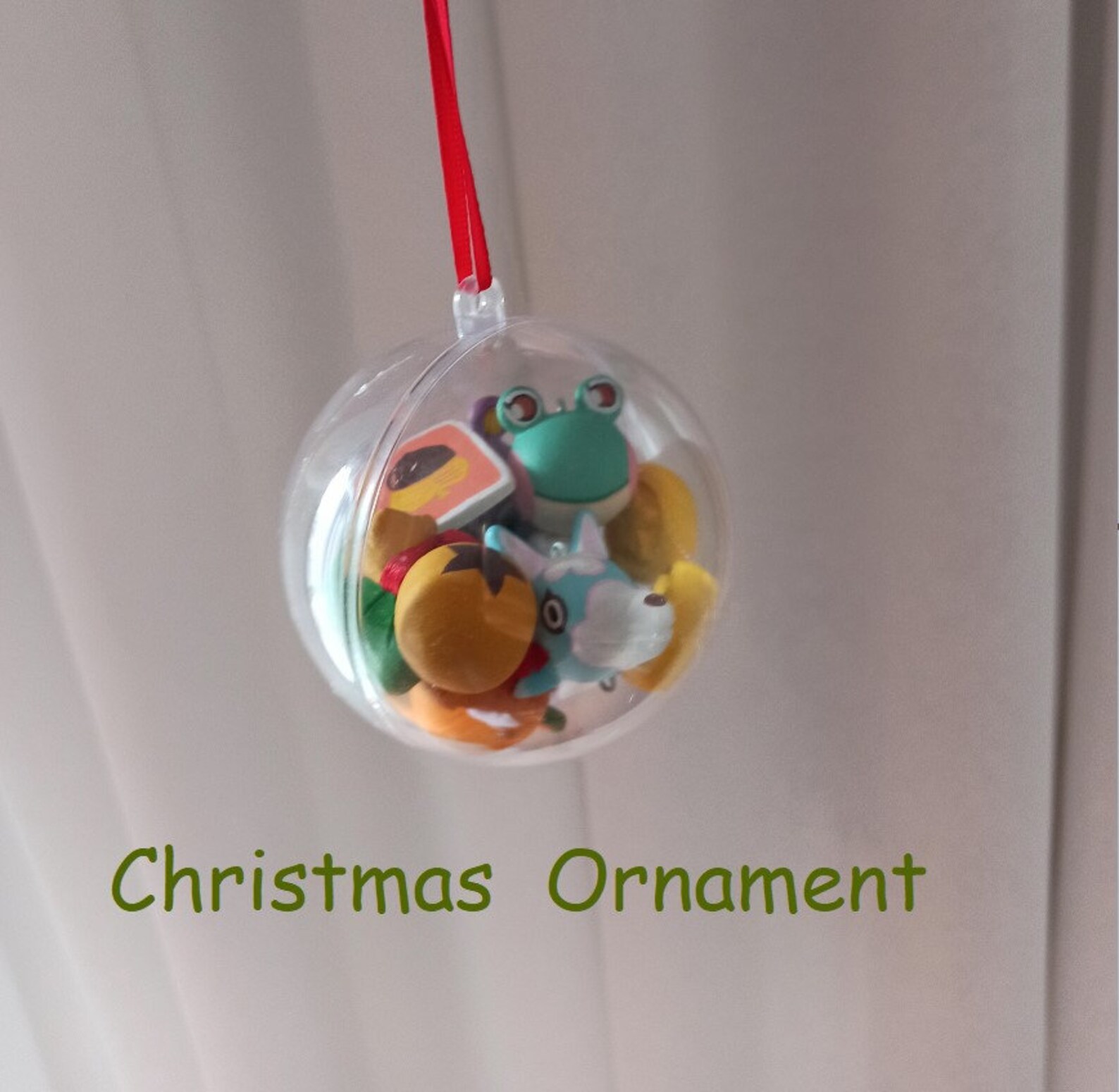 Animal Crossing Christmas Ornament Custom Ornament Animal Etsy