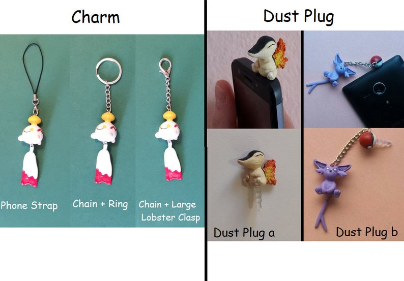 Pokemon Cell Phone Charm Phone Strap Charm Dust Plug Charm Etsy