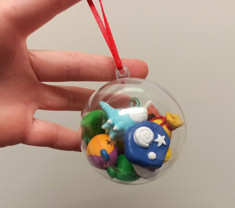 Animal Crossing Christmas Ornament Custom Ornament Animal Etsy