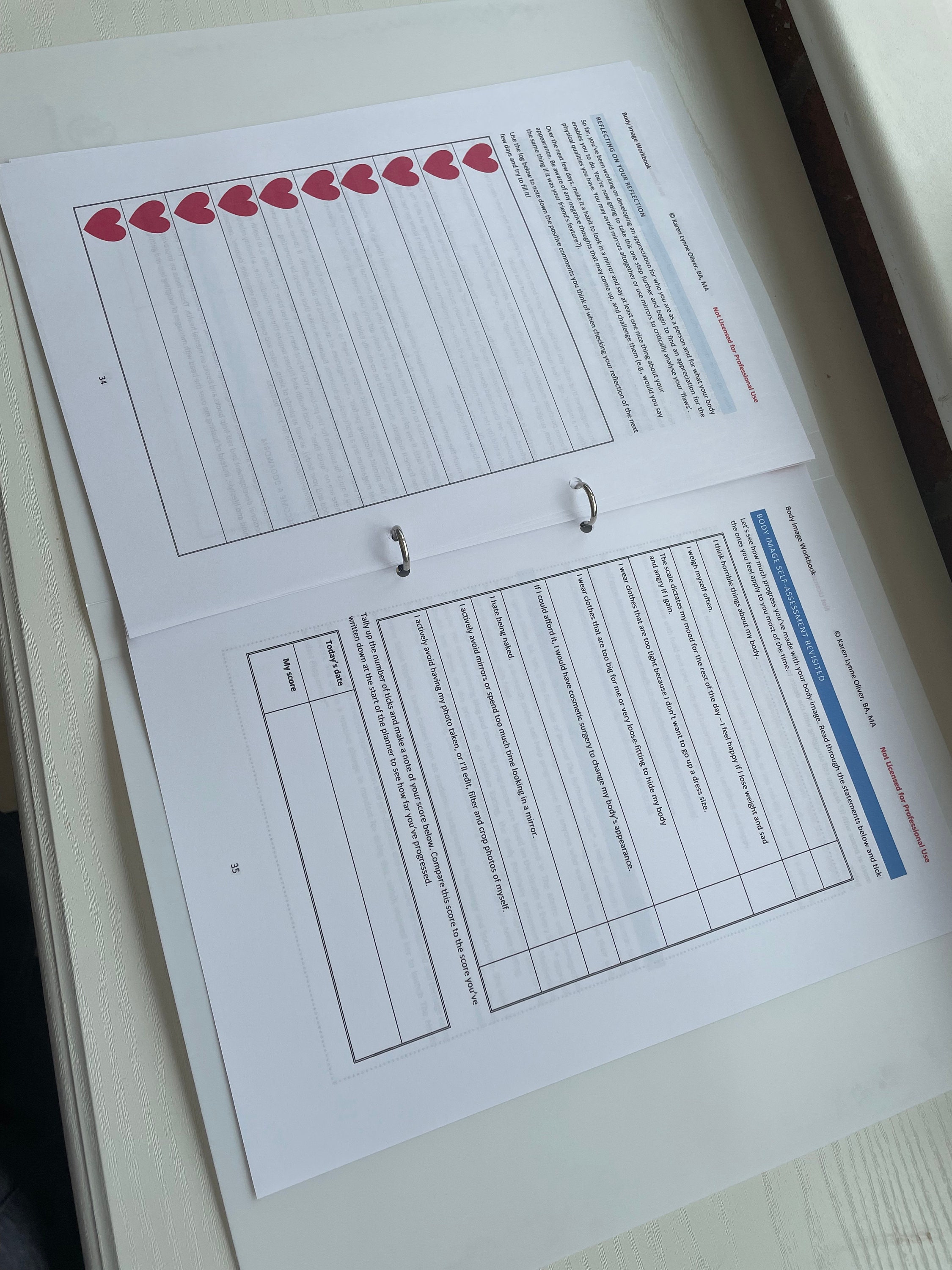 Self Acceptance Workbook:  Body Positive Practices - 1yvrgiw