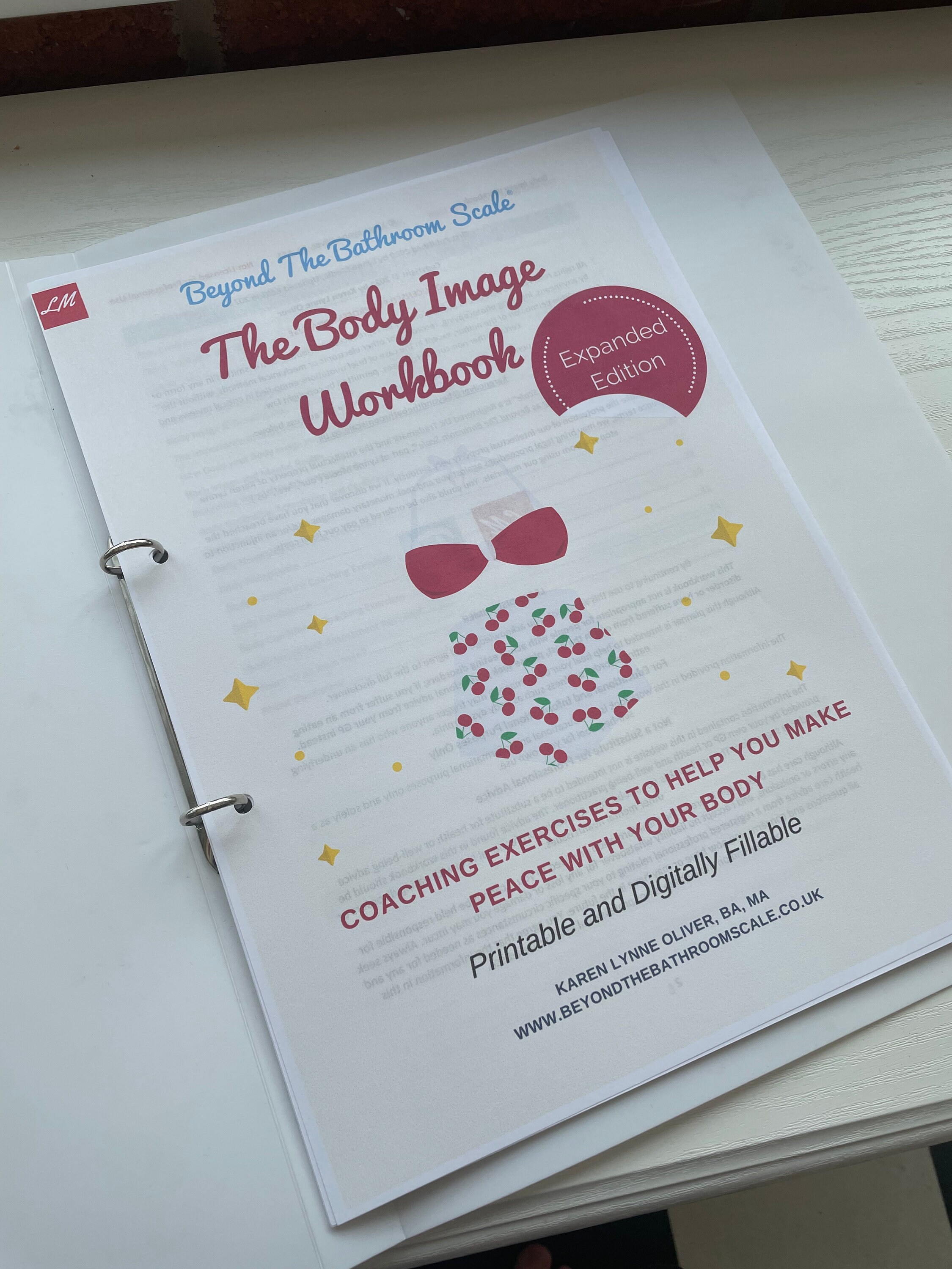 Self Acceptance Workbook:  Body Positive Practices - hv9x02k