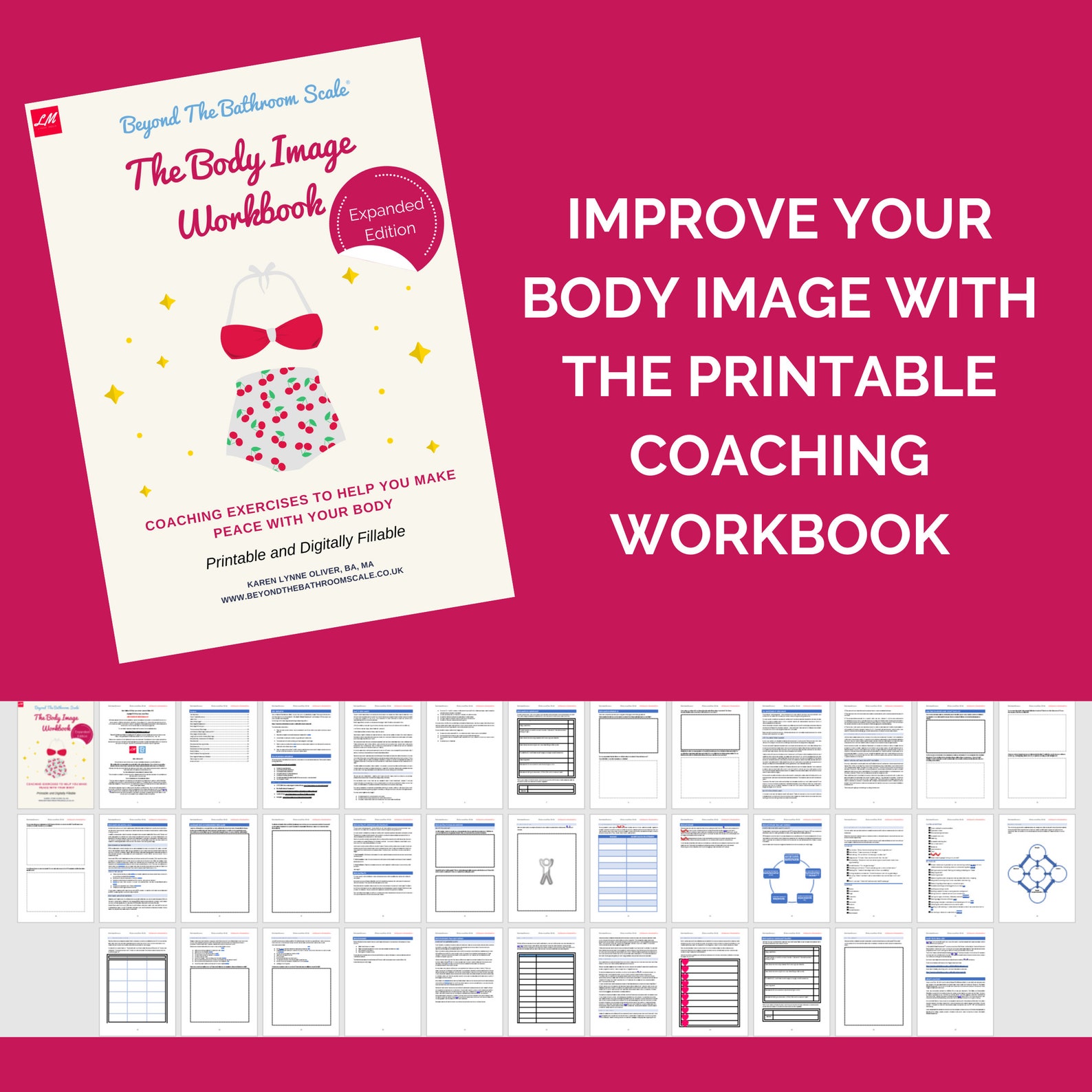 Self Acceptance Workbook:  Body Positive Practices - jisv39x