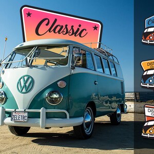 Coloring Stickers - VW Van