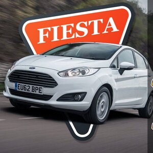 Coloring Stickers - Ford Fiesta