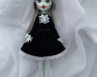 Black&White Dress for Monster High doll