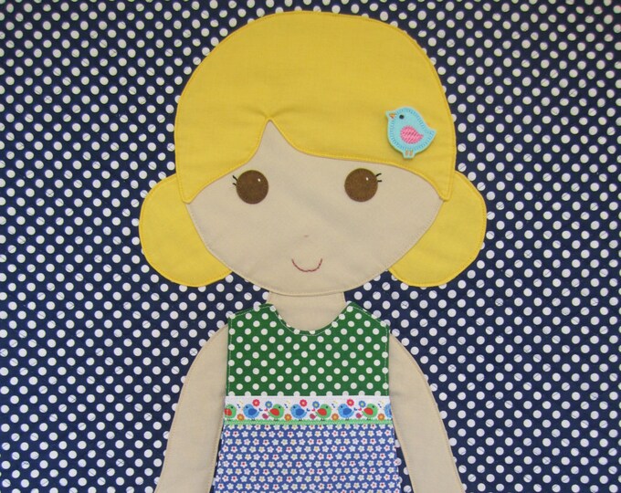Paper Doll Blanket Quilted Children's Blanket Baby Etsy