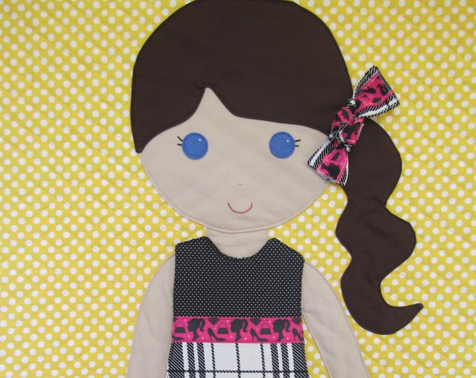 Paper Doll Blanket Quilted Children's Blanket Baby Etsy