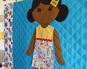 Printed Dress Pattern, Dress Pattern, Paper Doll Blanket Clothing Pattern, Doll Dress Pattern for Paper Doll Blanket, Sewing