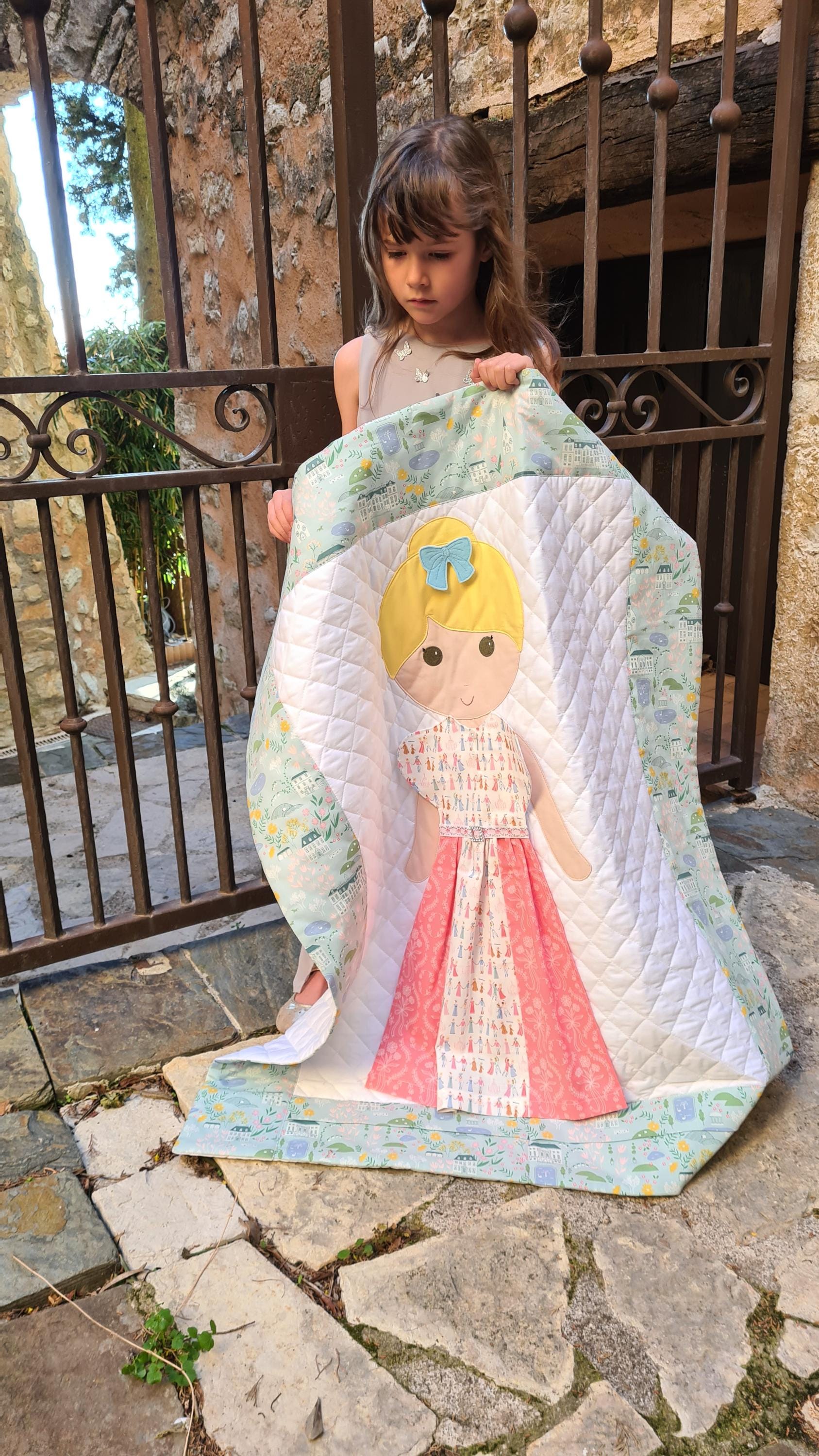 PDF Princess Dress Pattern, Digital Pattern, Paper Doll Blanket ...