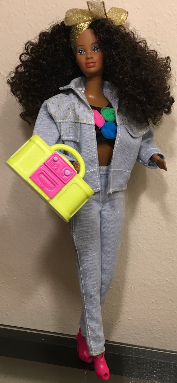 My Favorite Barbie Black Barbie Doll Vintage Reproduction 1980 NRFB