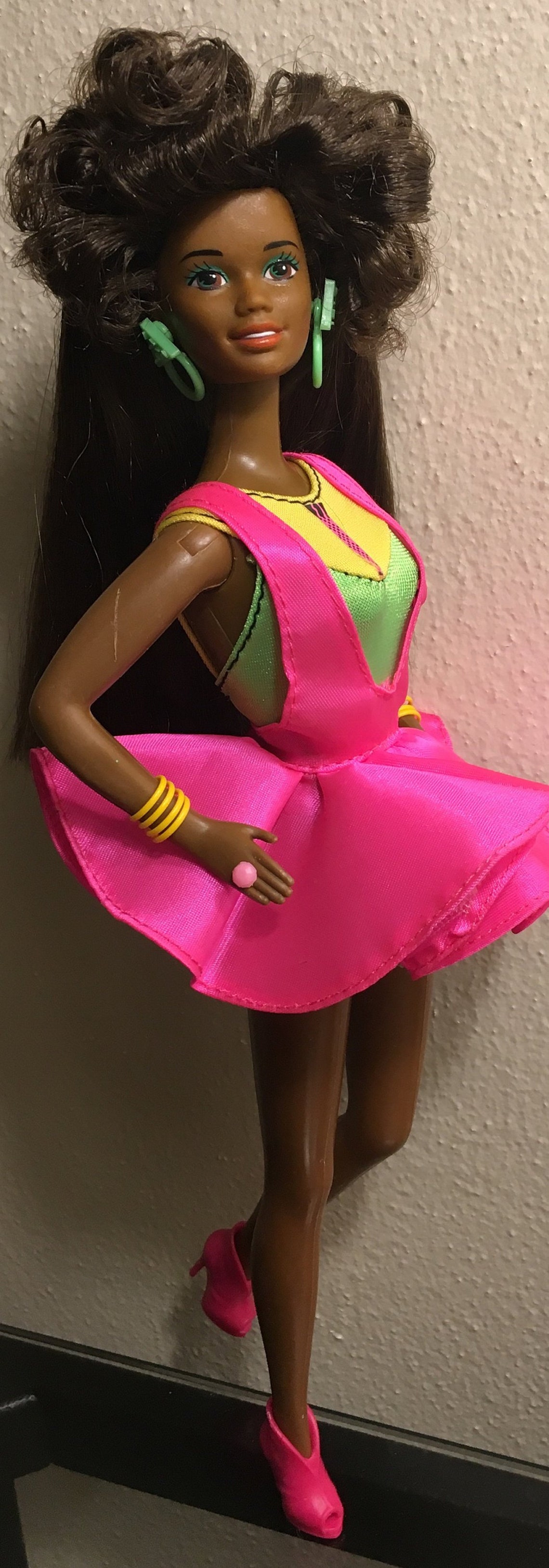 African American Vintage Barbie Doll Restyled 80's Etsy