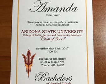 university invite etsy