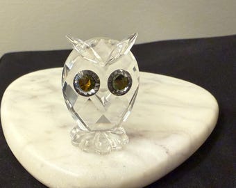 Swarovski Crystal SMALL / MEDIUM OWL #010016 - Etsy