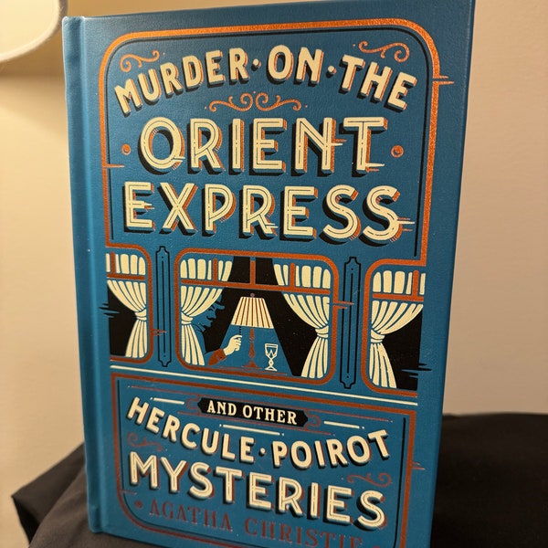 Vintage Book Mystery on The Orient Express by Agatha Christie Very Nice Decorative Cover Collectable Book