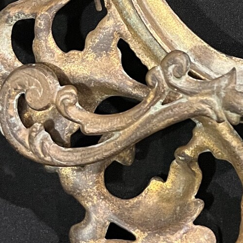 Beautiful Heavy Authentic Antique shops Art Nouveau Gold Gilded Ornate Picture Frame