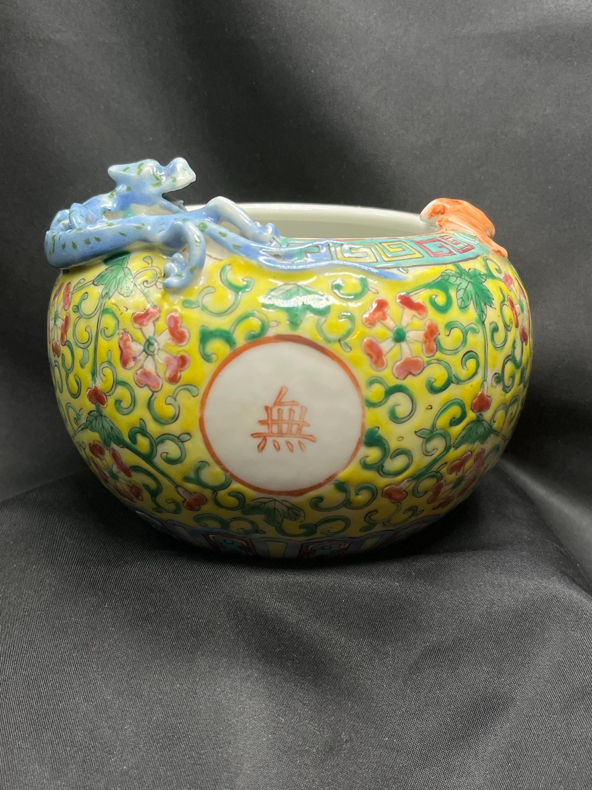 Antique Chinese Blue Bowl - Etsy