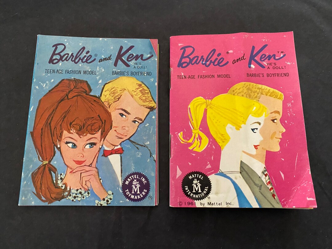 Two 1961 Vintage Mattel, Barbie, and Ken Catalogs. Etsy