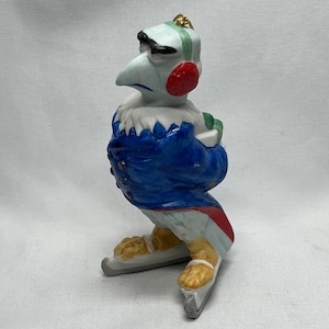 1980 ceramic Sam the Eagle Muppet Ornament .