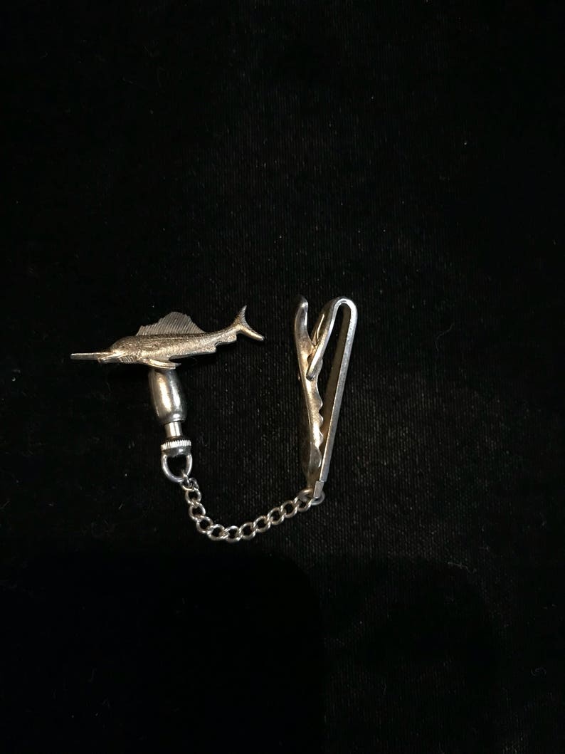 Barre De Cravate Vintage Hickok USA 'Love Knot' - Grand Modèle - Occasion
