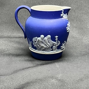 Miniature Wedgwood Jasperware creamer /pitcher.