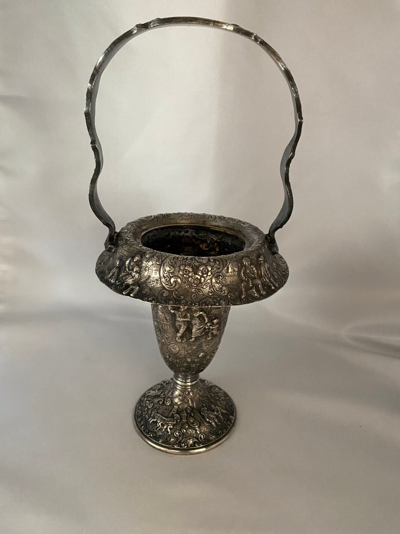 Antique Silver Plate Basket by Barbour Silver Company Reppous Etsy