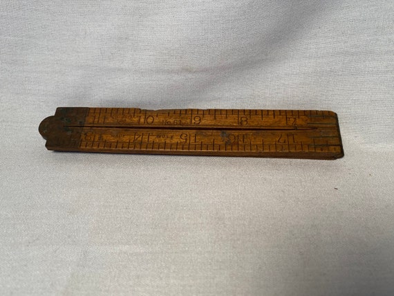 Antique Stanley 24 Inch Folding Ruler. 