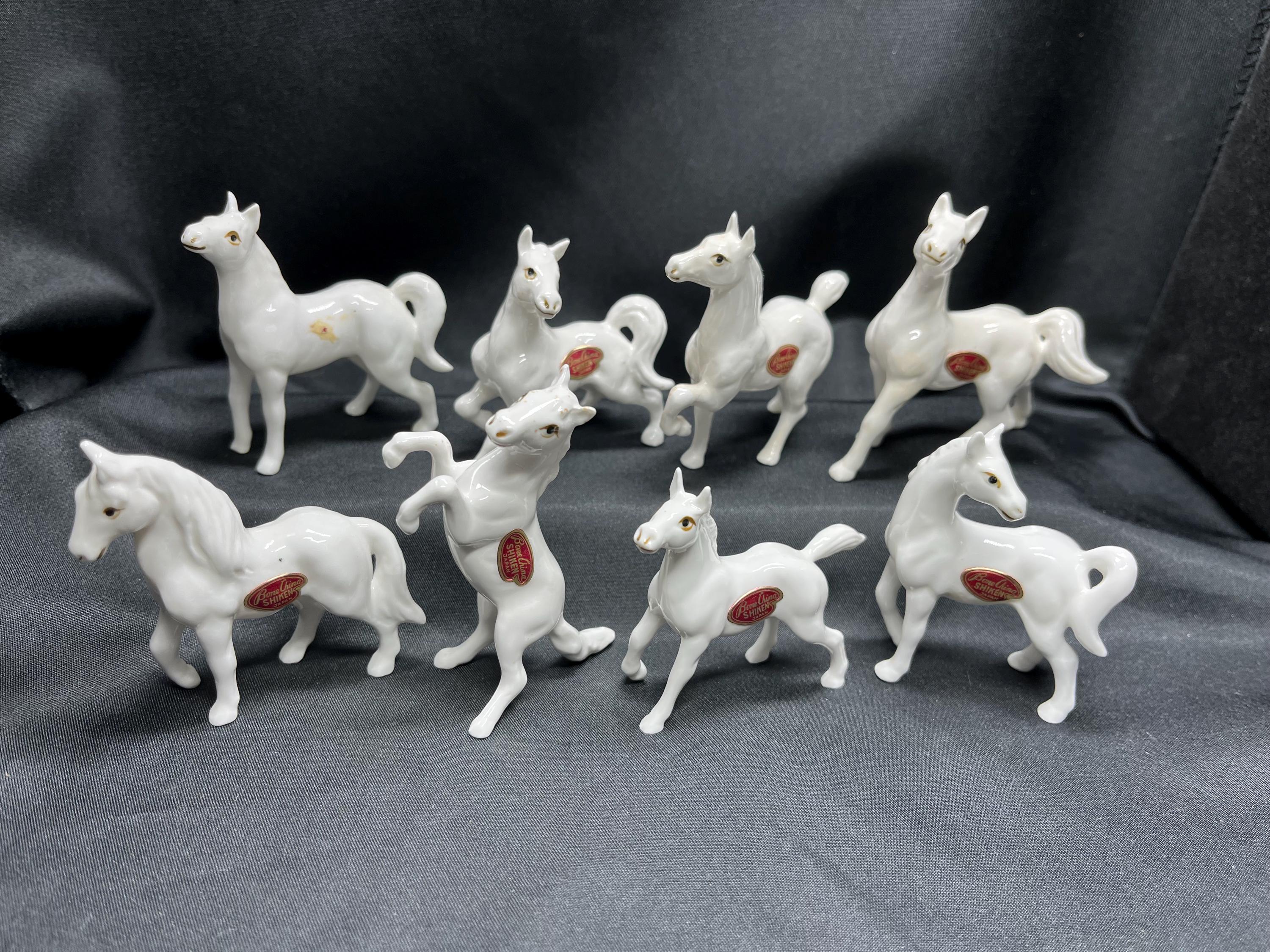 Japanese Bone China Horse Figurines - Etsy