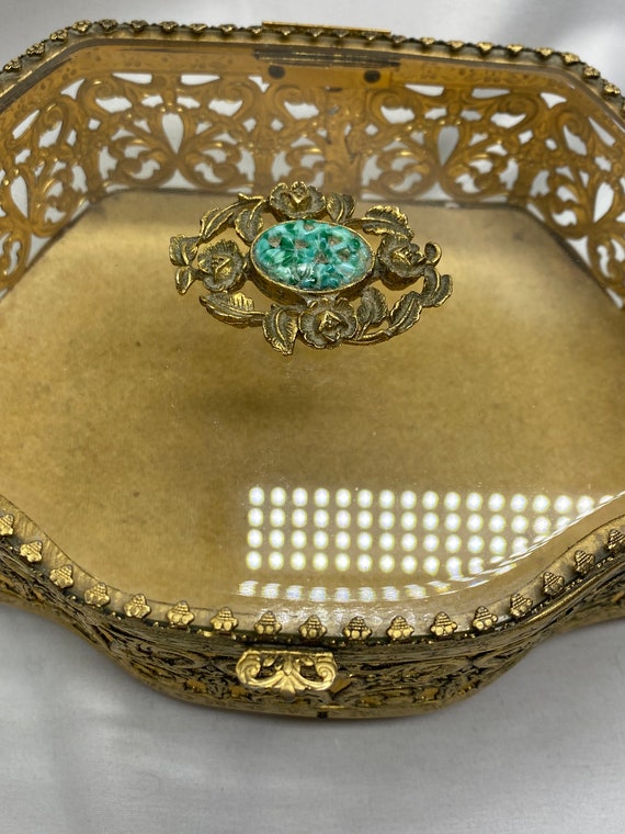 Vintage Hollywood Regency dresser, jewelry box. - image 2