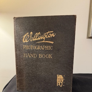 Wellington Photographic Handbook Wellington & Ward Ltd Elstree Herts Photographic Instruction Book Photography Manual Vintage Book 1970s