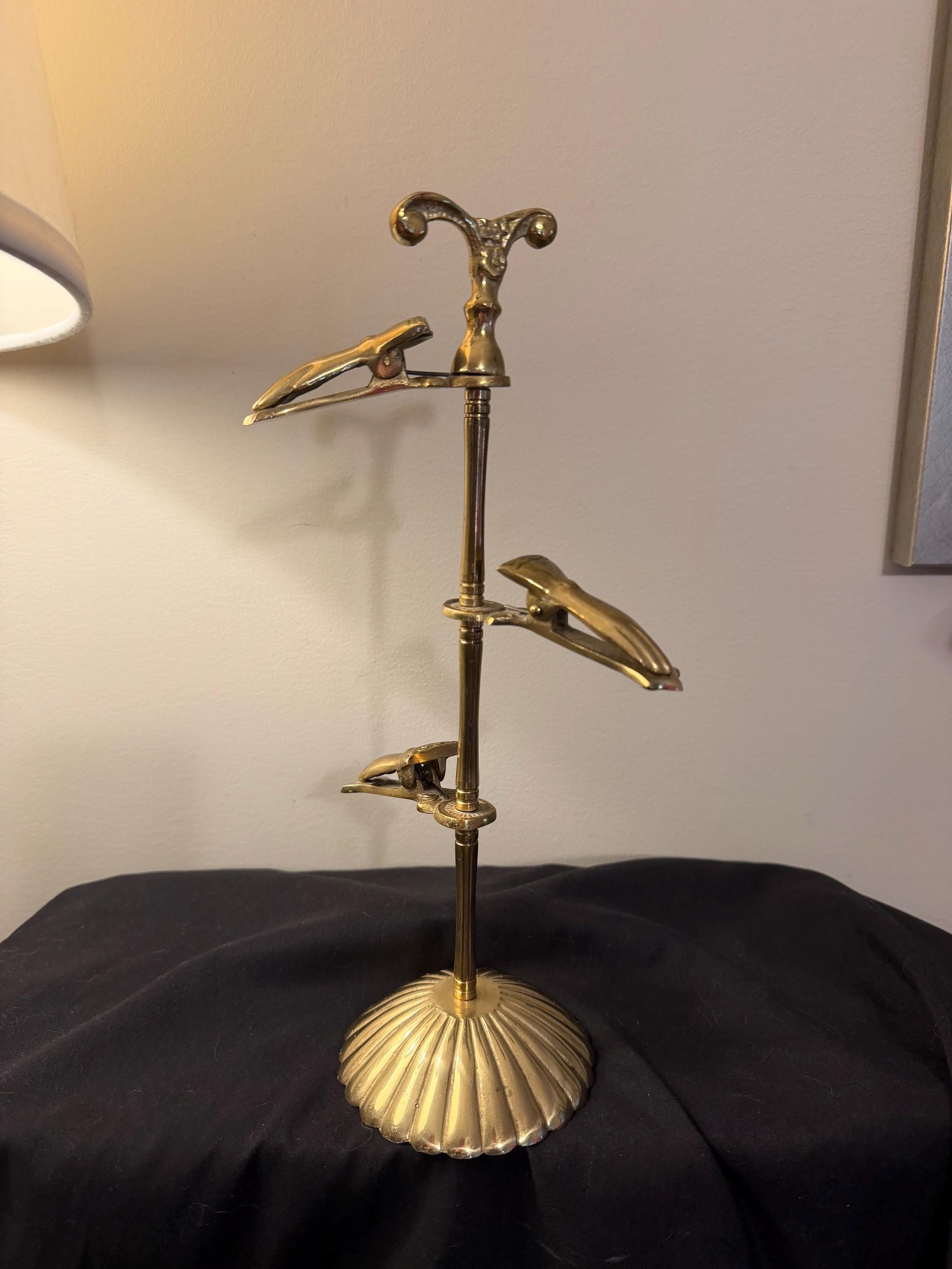 Victorian Brass Hand Clip Stand - Etsy