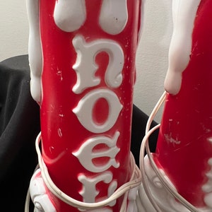 Light up christmas candles