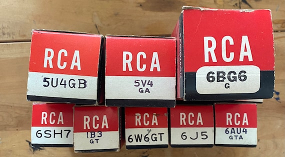 Vintage Nine RCA Electron Tubes in Original Boxes. - Etsy