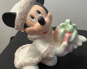 Vintage Disney Showcase Collection "Christmas with Mickey" Figurine by Lenox