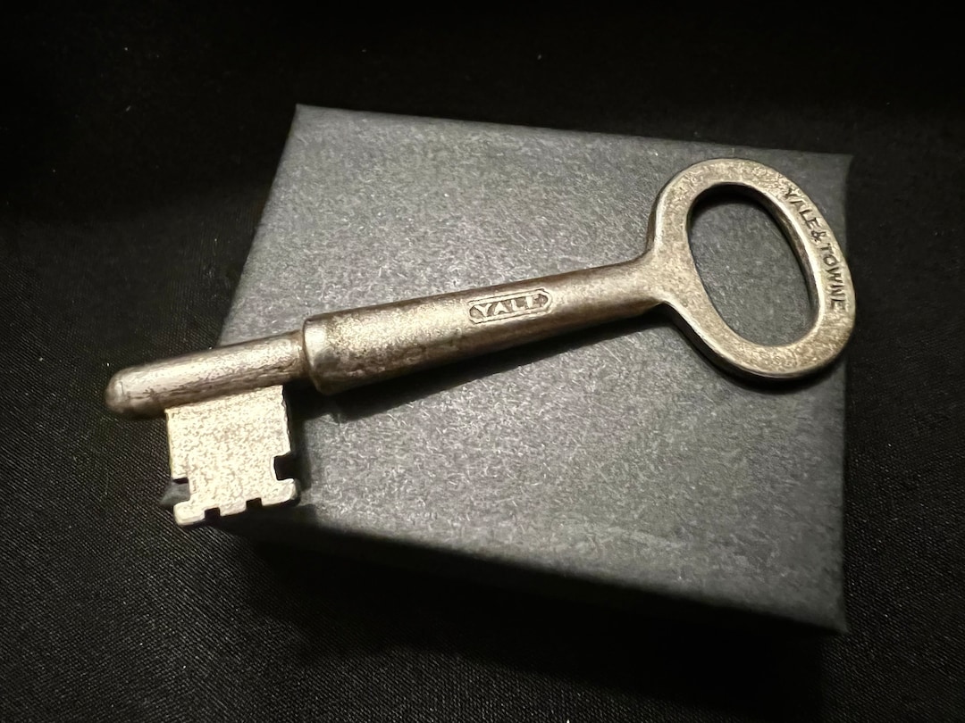 Vintage Solid Steel Yale & Towne Key - Etsy
