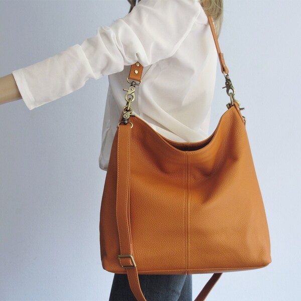 Tan Leather Bag Etsy