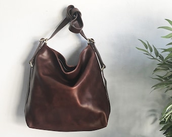Handmade leather handbags by FidelioBags on Etsy