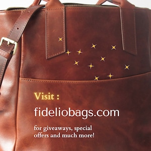 Camel leather convertible backpack, multifunctional bag, diaper shoulder bag image 10
